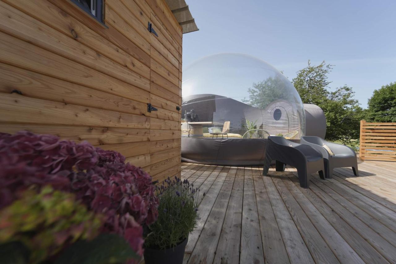Bulles Odette & Ginette Et Tiny House Suzette "Au Guet Marais" Etape Insolite Paliseul Екстериор снимка